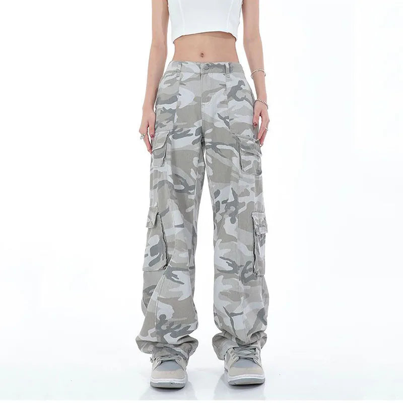 Streetwear Camouflage Cargo Broek Heren Urban Stijl