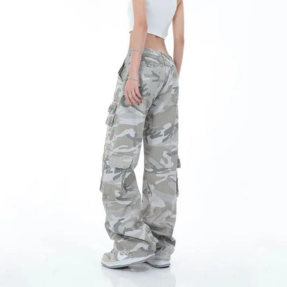 Streetwear Camouflage Cargo Broek Heren Urban Stijl