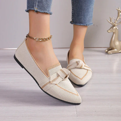 Dames Instappers Strik Design Comfortabele Zomerschoenen - StudioMarella