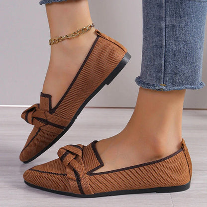 Dames Instappers Strik Design Comfortabele Zomerschoenen