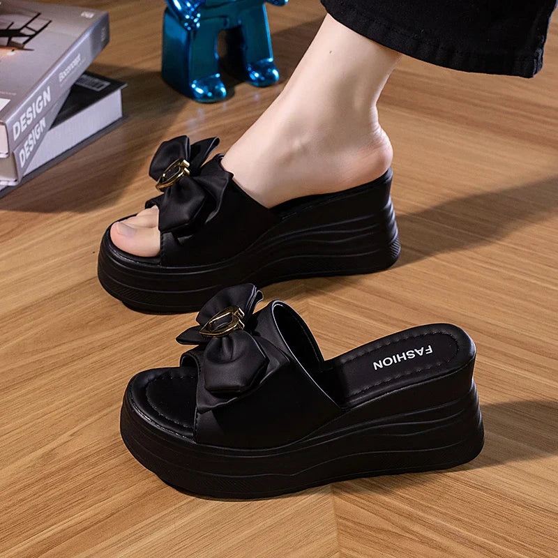 Zomerslippers voor Vrouwen Lage Hak Comfortabel