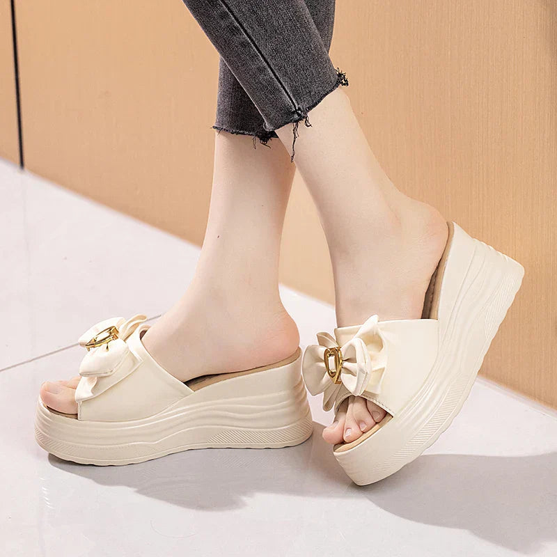Zomerslippers voor Vrouwen Lage Hak Comfortabel