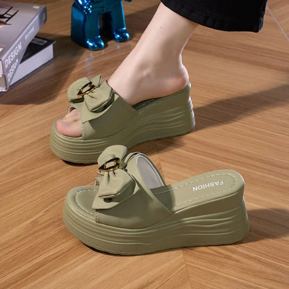 Zomerslippers voor Vrouwen Lage Hak Comfortabel