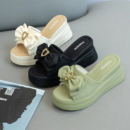 Zomerslippers voor Vrouwen Lage Hak Comfortabel