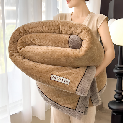 Fleece Deken Plaid Zacht Warm Patchwork Winter 300-350g M2