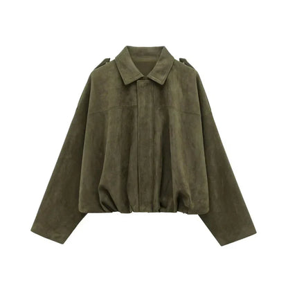 Dames Suede Jas Waterafstotend Ademend - StudioMarella