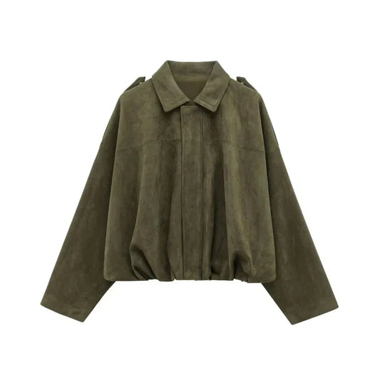 Dames Suede Jas Waterafstotend Ademend - StudioMarella