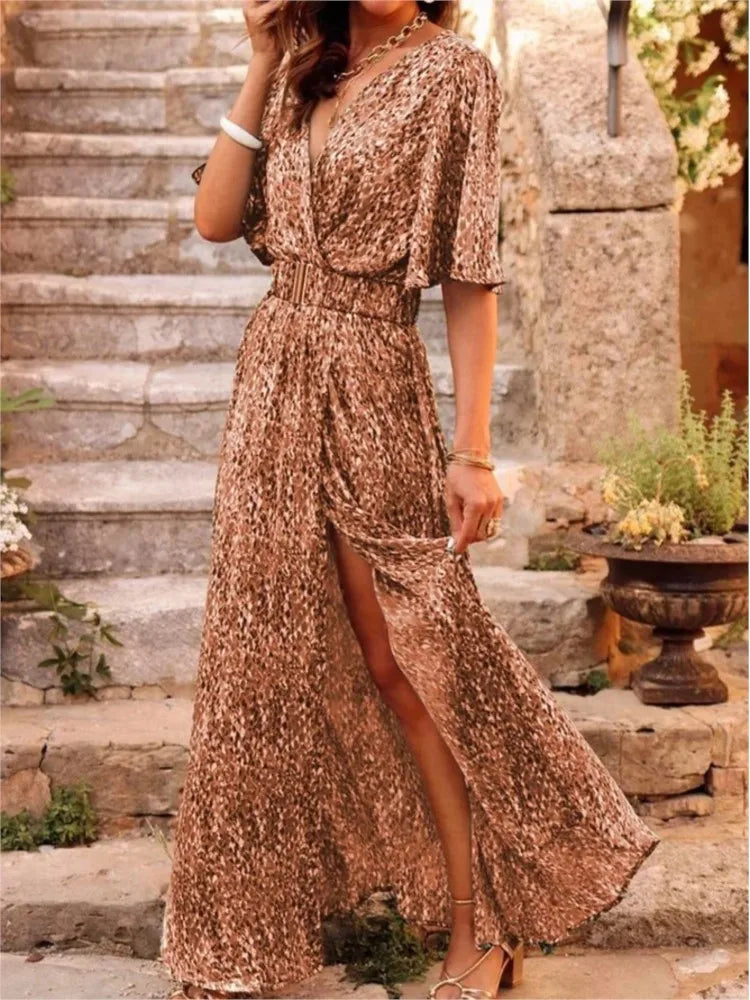 Lange Feestjurk Zomerjurk Elegante Avondjurk voor Vrouw