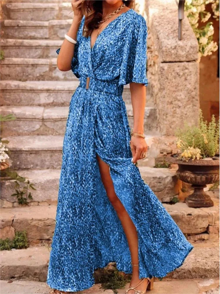 Lange Feestjurk Zomerjurk Elegante Avondjurk voor Vrouw
