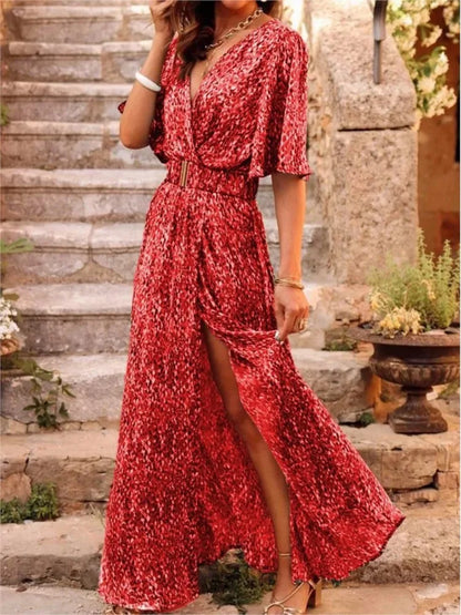 Lange Feestjurk Zomerjurk Elegante Avondjurk voor Vrouw