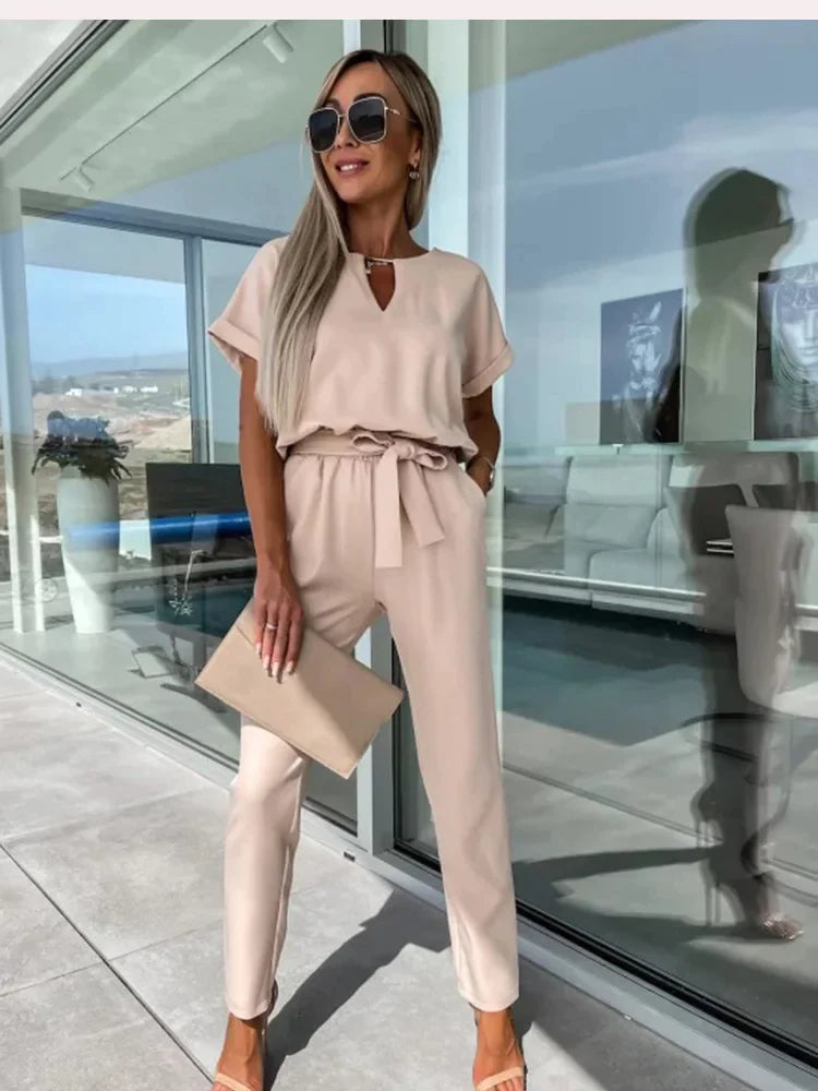 Vrouwelijke Zomer Jumpsuit Jurk Comfortabel