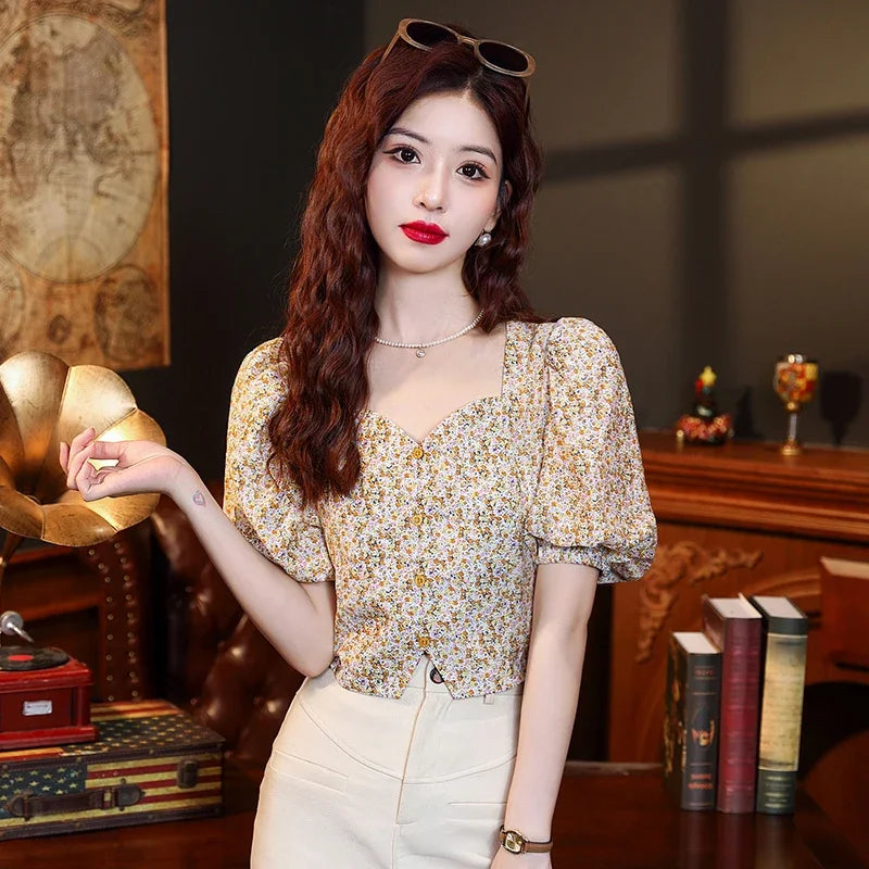 Dames Blouse Korte Mouwen Zomer Collectie