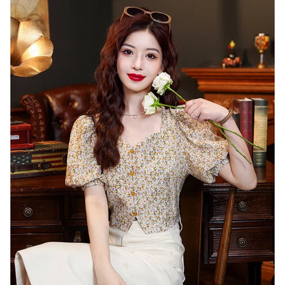 Dames Blouse Korte Mouwen Zomer Collectie