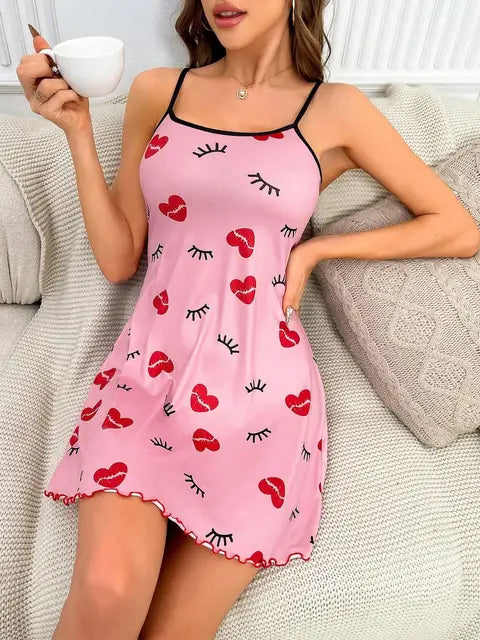 Zomerse Nachtjurk voor Vrouwen Comfortabel en Luchtig