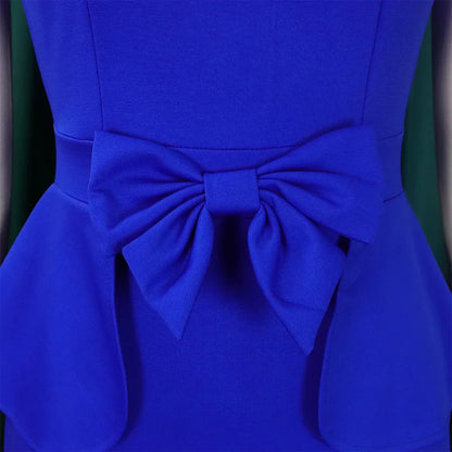 Zomerjurk voor Dames met Strikdetails en Elegant Design