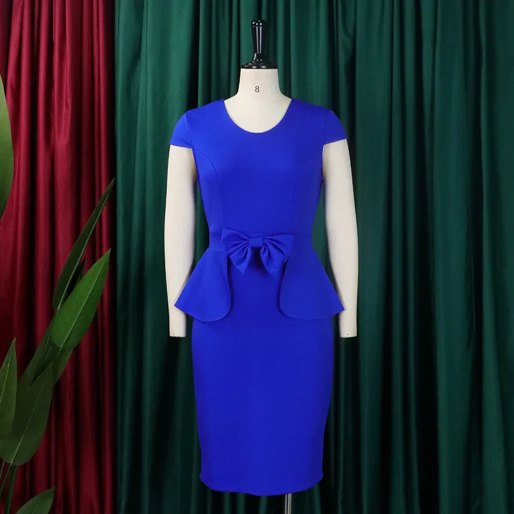 Zomerjurk voor Dames met Strikdetails en Elegant Design