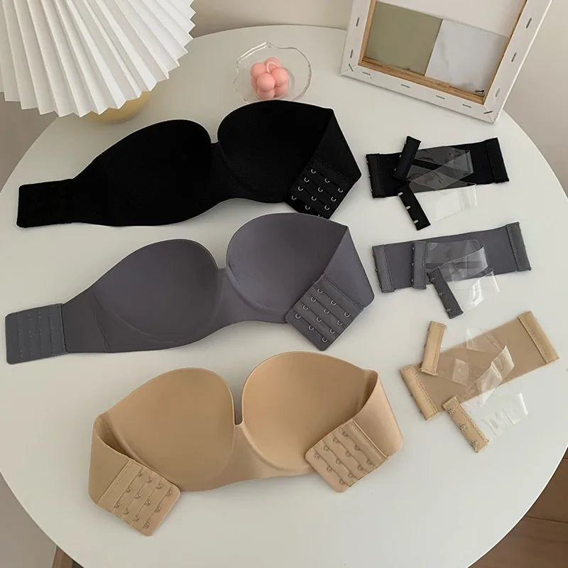 Strapless Beha Onzichtbaar Plakkerig voor Zomerse Kleding