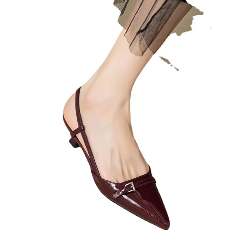 Zomersandalen Puntige Neus Elegante Dameschoenen