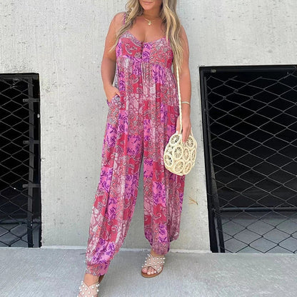 Boho Jumpsuit Vrouwelijk Zomerjurk