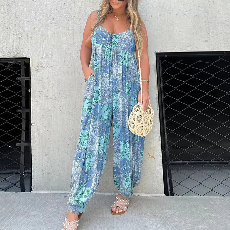 Boho Jumpsuit Vrouwelijk Zomerjurk