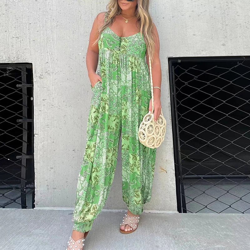 Boho Jumpsuit Vrouwelijk Zomerjurk