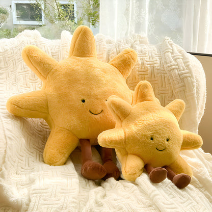 Sierkussen Zon Maan Pluche Kussen Kinderkamer Decoratie 28-48cm