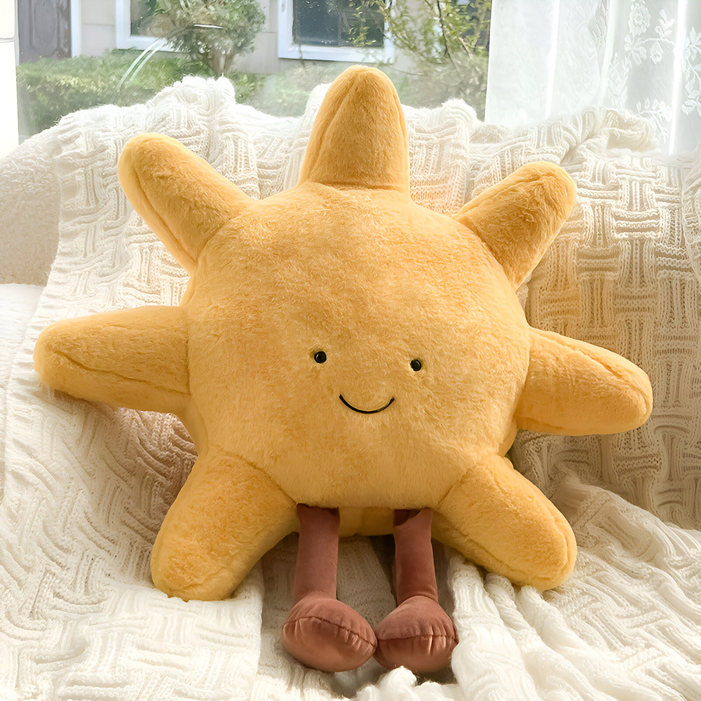 Sierkussen Zon Maan Pluche Kussen Kinderkamer Decoratie 28-48cm