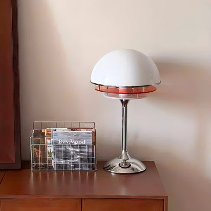 Bauhaus Tafellamp met Acryldiscs Oranje of Wit
