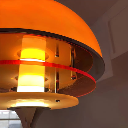 Bauhaus Tafellamp met Acryldiscs Oranje of Wit