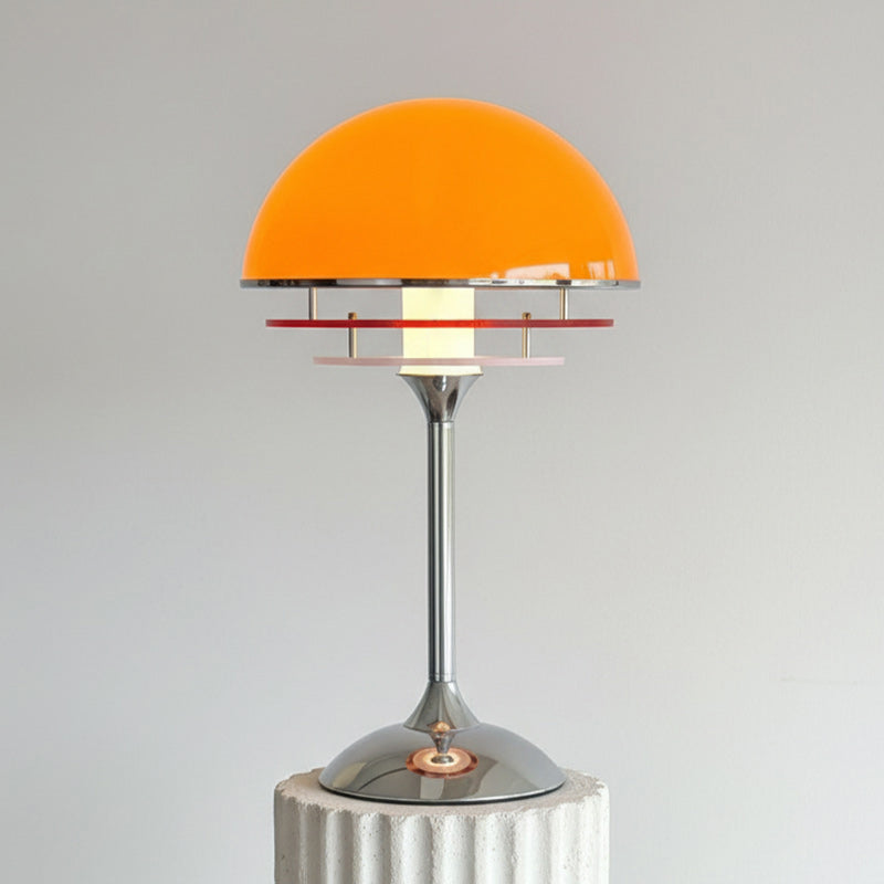 Bauhaus Tafellamp met Acryldiscs Oranje of Wit