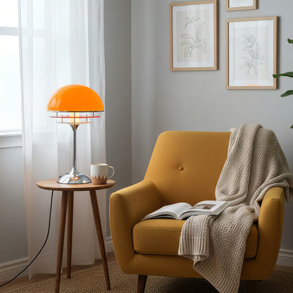 Bauhaus Tafellamp met Acryldiscs Oranje of Wit