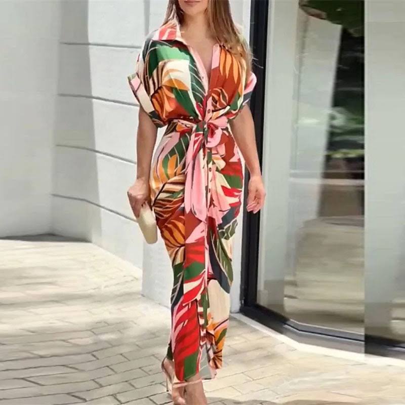 Susan Drape Dress | Elegante Zomerjurk Dames 2
