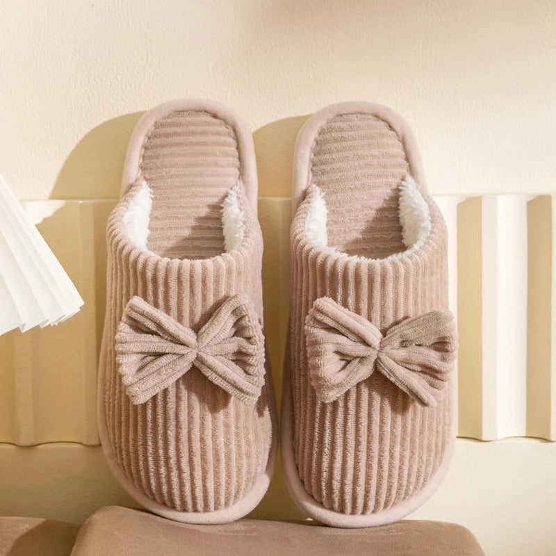 Pantoffels met Strik en Antislipzool Elegante Dames - StudioMarella