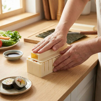 Sushi Vormset met Snijgeleiders – Perfecte Rechthoekige Maki Zonder Roltechniek