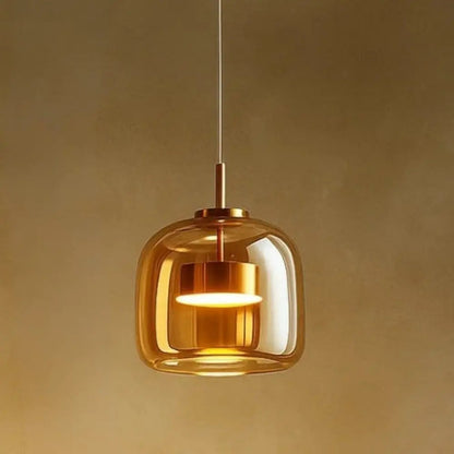 Hanglamp Glas Ombre Metaal LED 33cm Modern Design