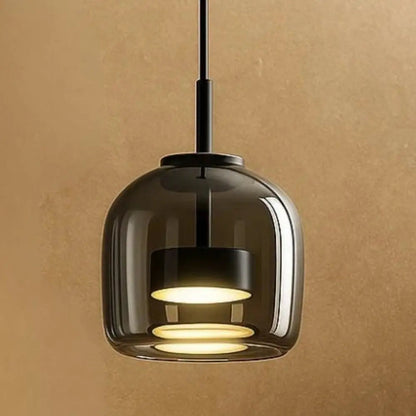Hanglamp Glas Ombre Metaal LED 33cm Modern Design