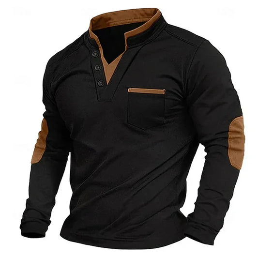 Heren Sweatshirt V-hals Zacht en Stijlvol Casual - StudioMarella