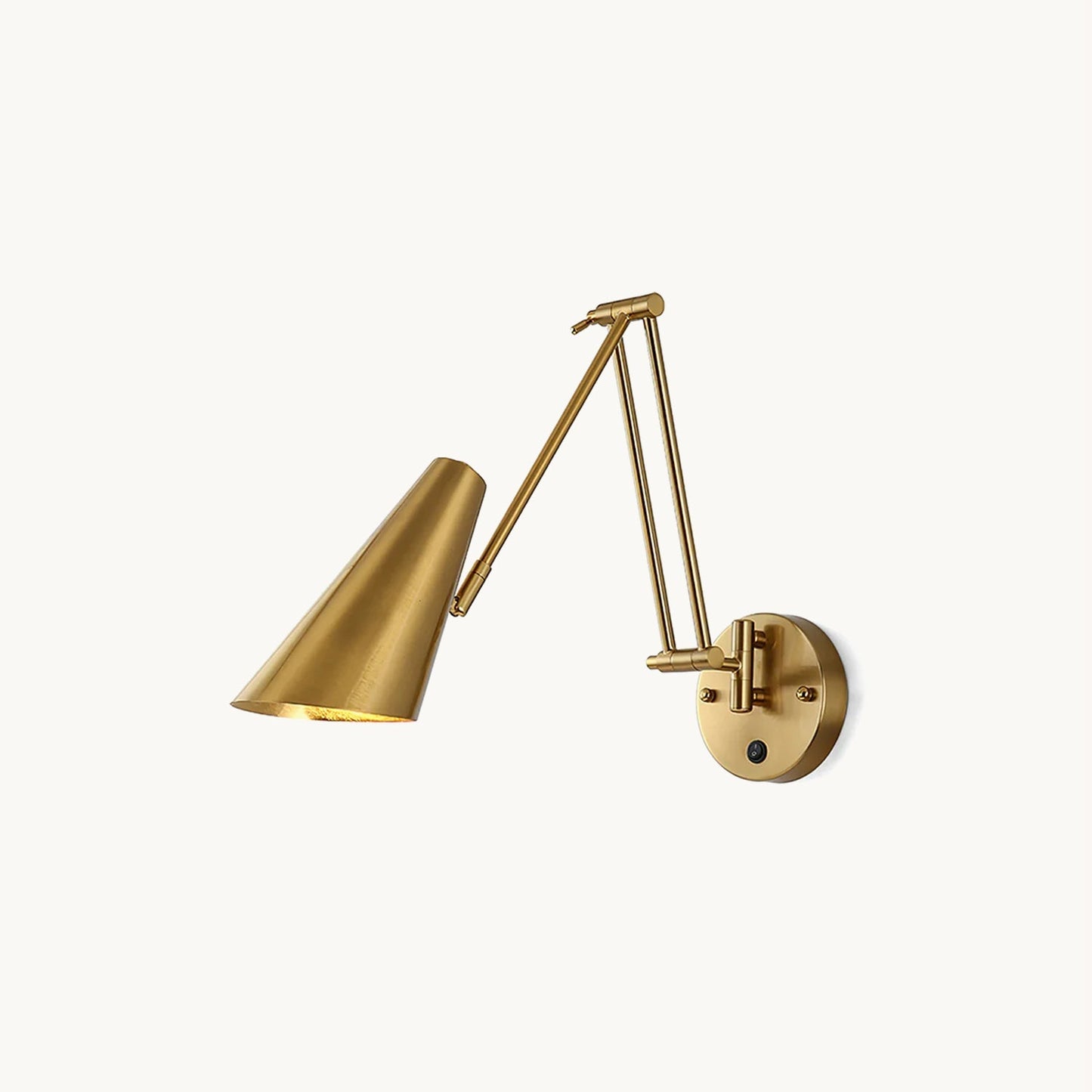 Verstelbare Wandlamp Zwenkarm Industrieel IJzer Modern Design E26/E27 Fitting Muurbediening Leeslamp Slaapkamer