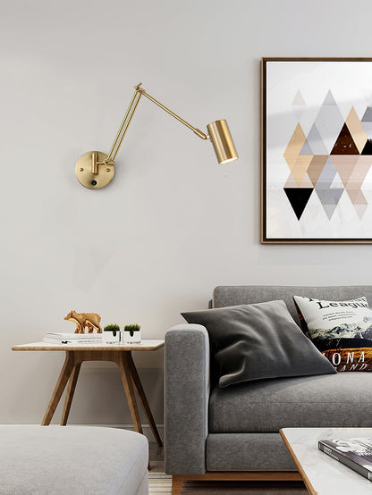 Verstelbare Wandlamp Zwenkarm Industrieel IJzer Modern Design E26/E27 Fitting Muurbediening Leeslamp Slaapkamer
