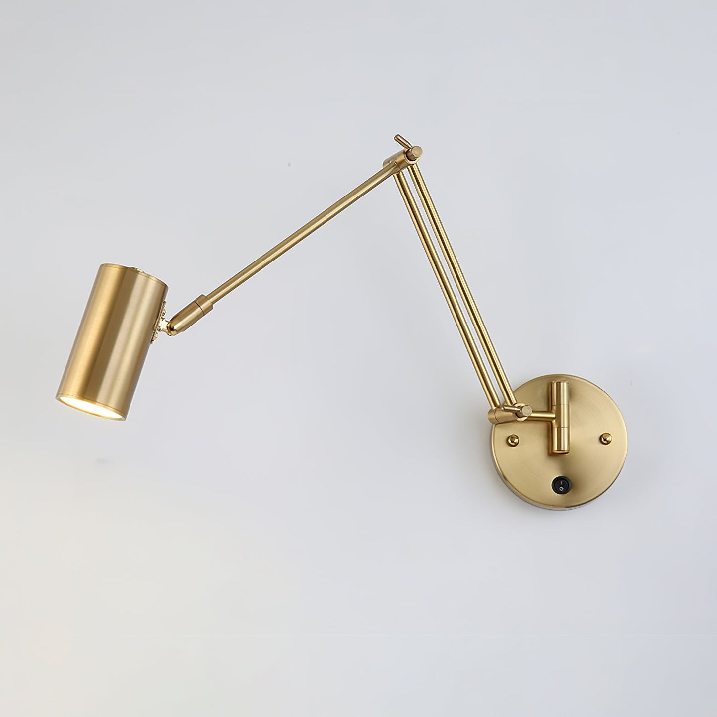 Verstelbare Wandlamp Zwenkarm Industrieel IJzer Modern Design E26/E27 Fitting Muurbediening Leeslamp Slaapkamer