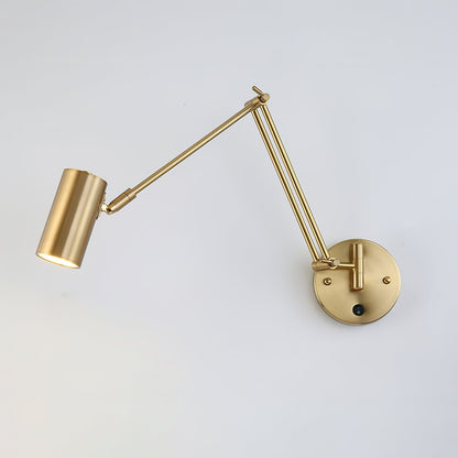 Verstelbare Wandlamp Zwenkarm Industrieel IJzer Modern Design E26/E27 Fitting Muurbediening Leeslamp Slaapkamer