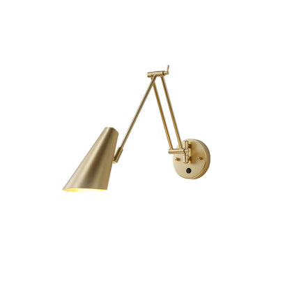Verstelbare Wandlamp Zwenkarm Industrieel IJzer Modern Design E26/E27 Fitting Muurbediening Leeslamp Slaapkamer