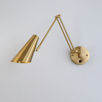 Verstelbare Wandlamp Zwenkarm Industrieel IJzer Modern Design E26/E27 Fitting Muurbediening Leeslamp Slaapkamer
