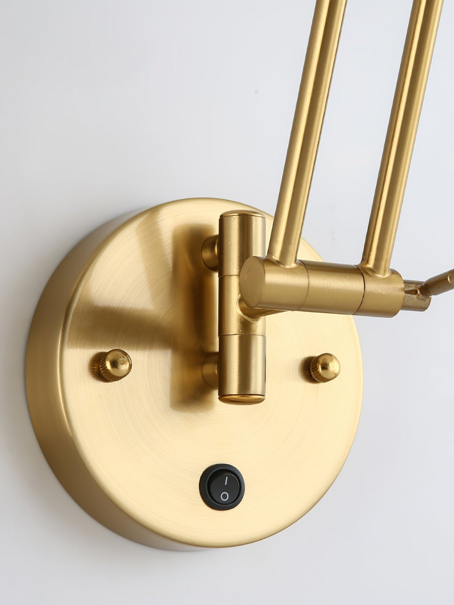Verstelbare Wandlamp Zwenkarm Industrieel IJzer Modern Design E26/E27 Fitting Muurbediening Leeslamp Slaapkamer