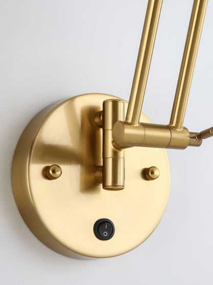 Verstelbare Wandlamp Zwenkarm Industrieel IJzer Modern Design E26/E27 Fitting Muurbediening Leeslamp Slaapkamer