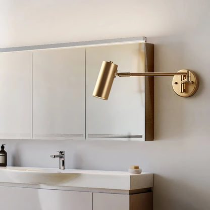 Verstelbare Wandlamp met Zwenkarm – Industrieel Metaal IJzer – 180° Draaibaar – Leeslamp Slaapkamer Nachtkastje