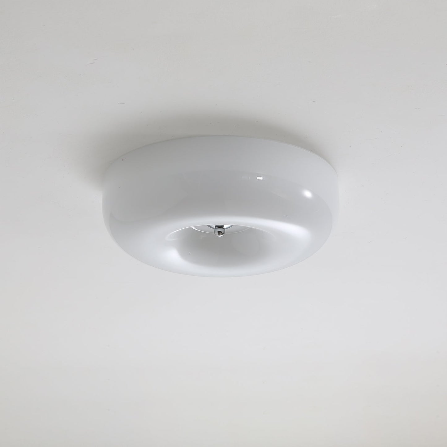 Plafondlamp Glas Swirl Metaal Wit Koffie Beige Woonkamer Slaapkamer LED 3000K 4000K 6000K Ø32 Ø40 Ø46cm Plafonnière Dimbaar