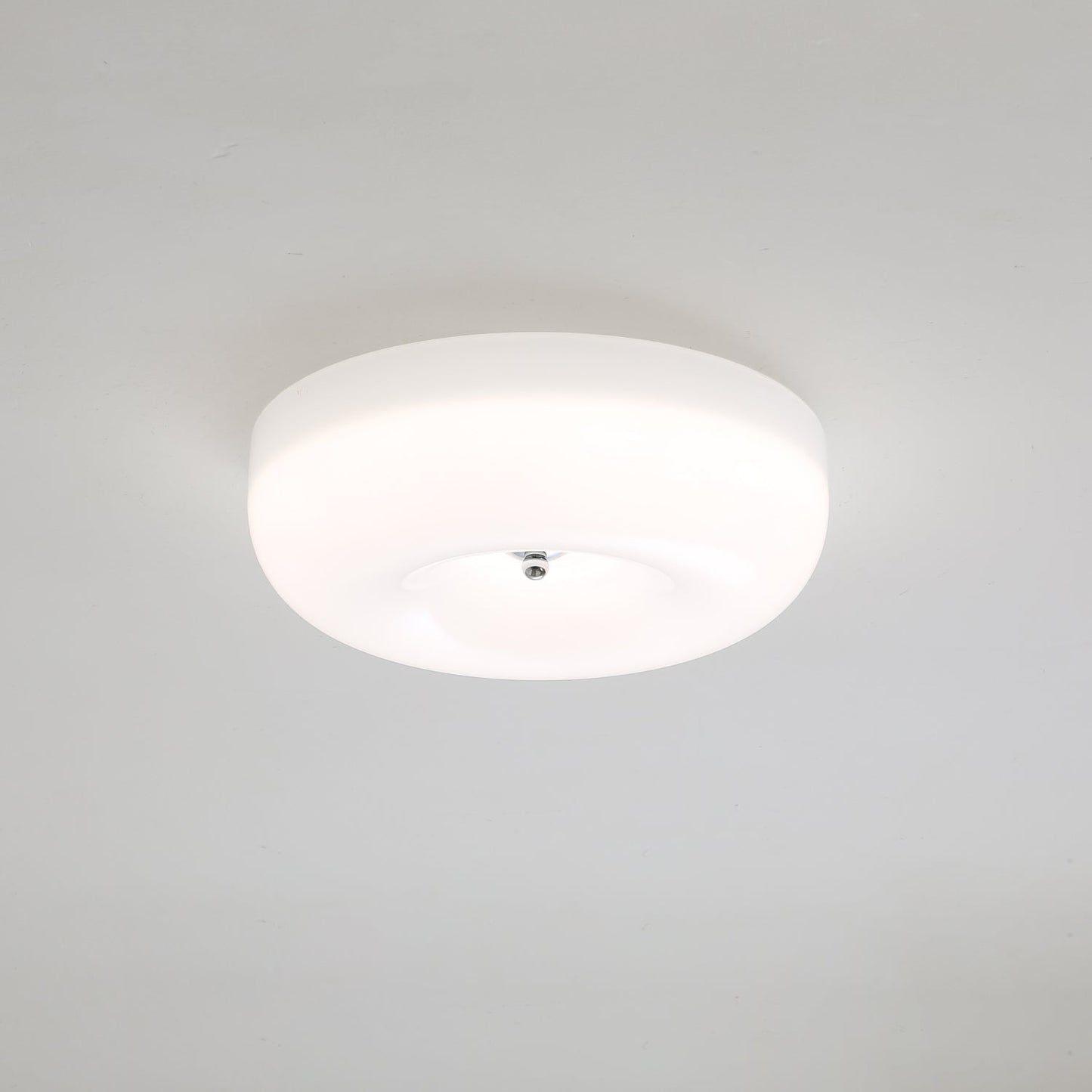 Plafondlamp Glas Swirl Metaal Wit Koffie Beige Woonkamer Slaapkamer LED 3000K 4000K 6000K Ø32 Ø40 Ø46cm Plafonnière Dimbaar