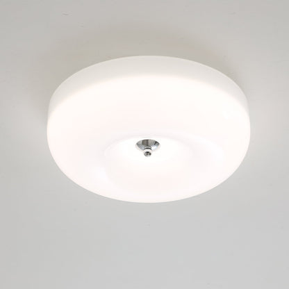 Plafondlamp Glas Swirl Metaal Wit Koffie Beige Woonkamer Slaapkamer LED 3000K 4000K 6000K Ø32 Ø40 Ø46cm Plafonnière Dimbaar