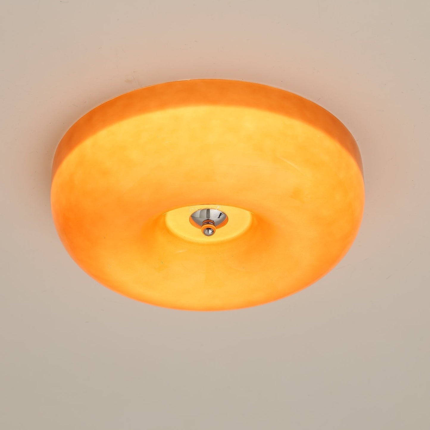 Plafondlamp Glas LED Metaal Wit Woonkamer Slaapkamer Hal Ronde Glazen Plafonnière Moderne Ceiling Light